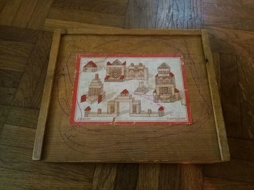 Holzbaukasten haus säulen - holzbaukasten,