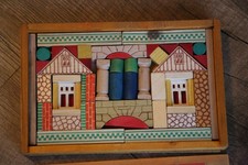 Seltener alter Holzbaukasten