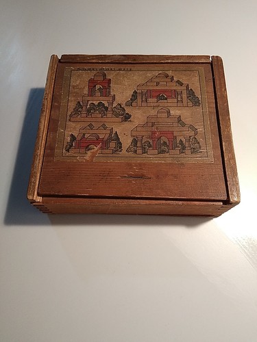 Alte holz baukasten - holz, antike